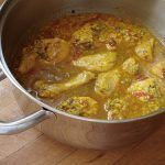 arroz caldoso con pollo y verduras