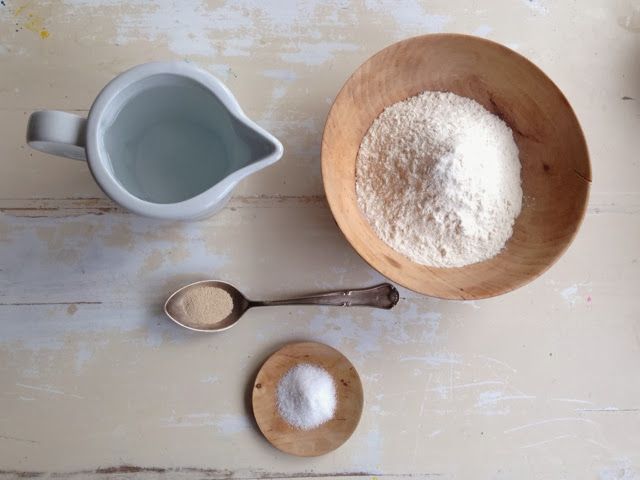 ingredientes para el pan casero