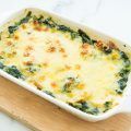 Espinacas gratinadas con queso