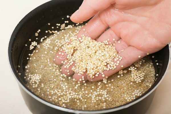 Limpiar la quinoa