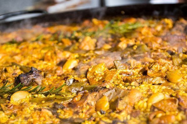 Paella valenciana original y tradicional