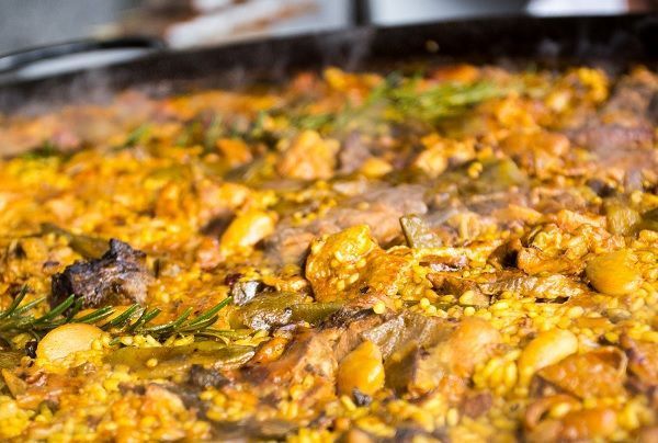 Paella valenciana original y tradicional