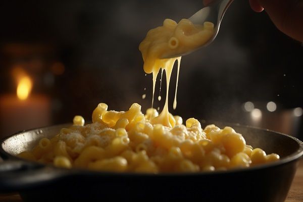 Mezclar macarrones con queso