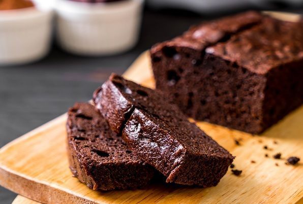 Bizcocho de chocolate en microondas