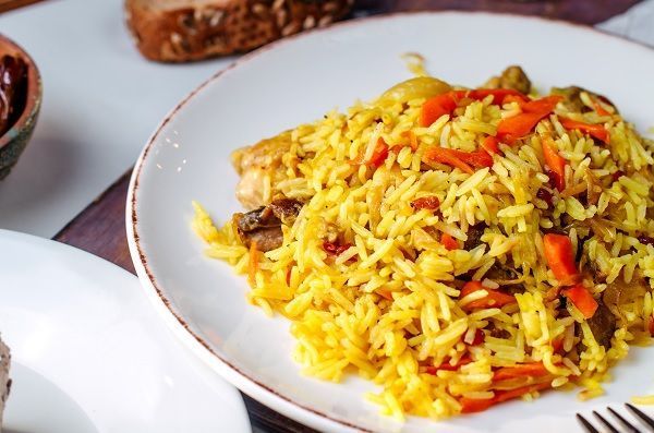 Arroz con pato y setas
