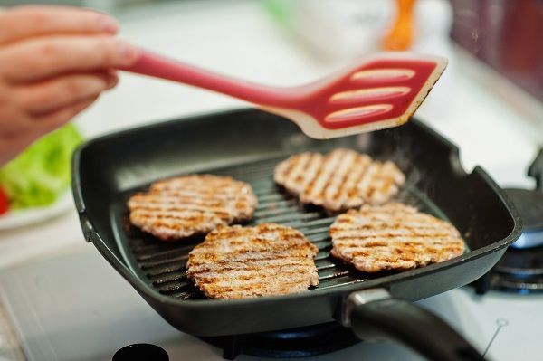 Cocinar hamburguesa de pollo