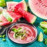 Sopa de sandía fría