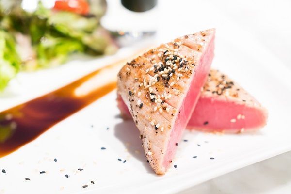 Atún en salsa teriyaki