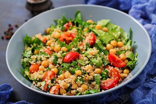 Ensalada de garbanzos vegana