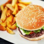 Hamburguesa casera americana