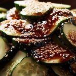 Ensalada de pepino y sésamo