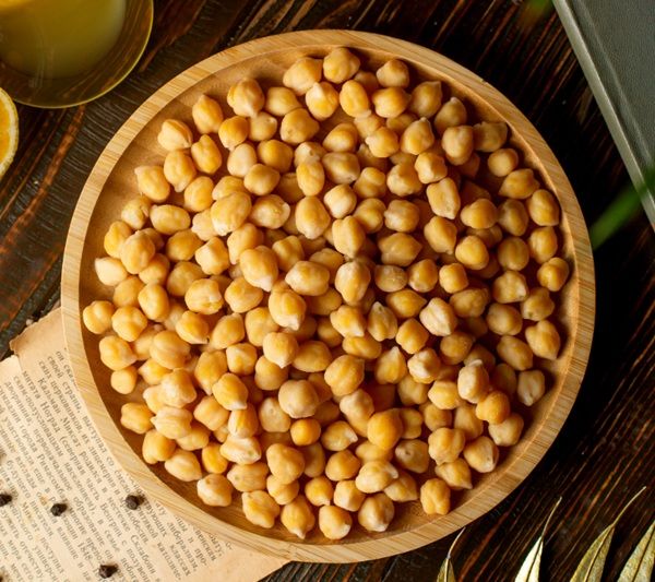 Garbanzos listos para añadir a la olla