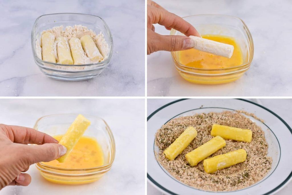 baked-mozzarella-sticks-flour-dredging