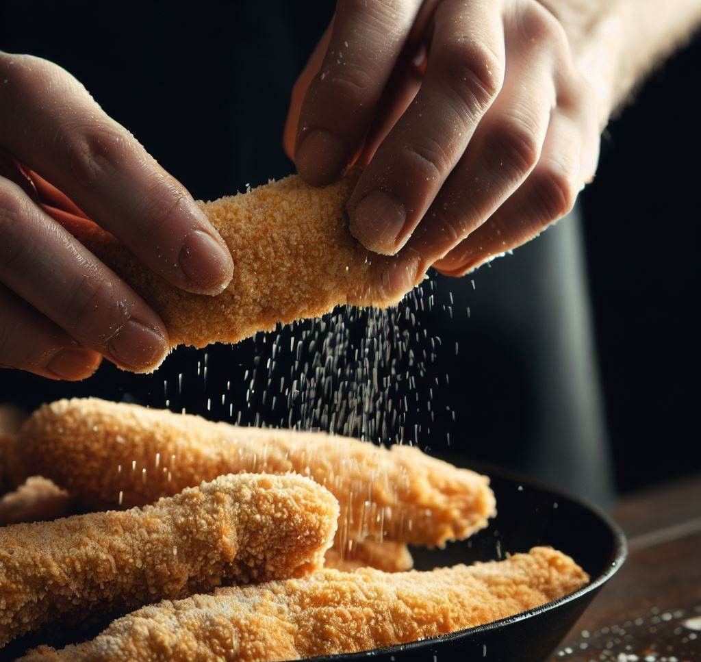 Empanar pollo