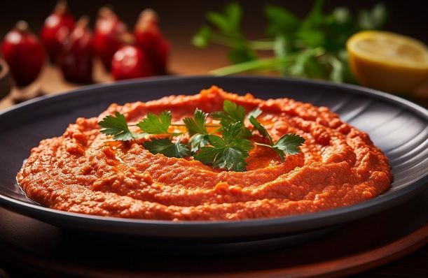 Muhammara o paté de pimientos sirios