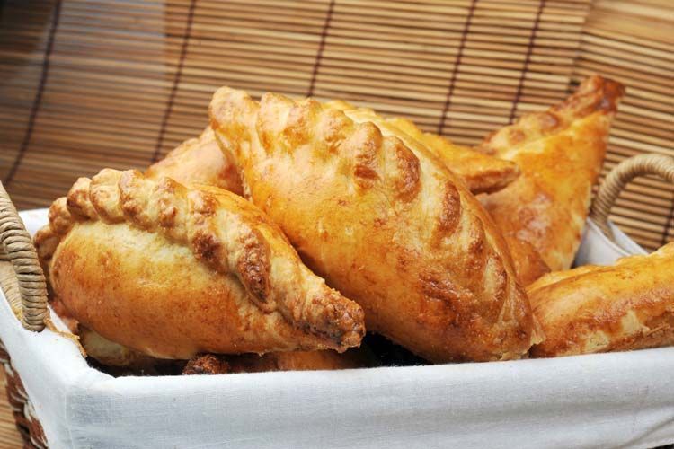 Pies in basket