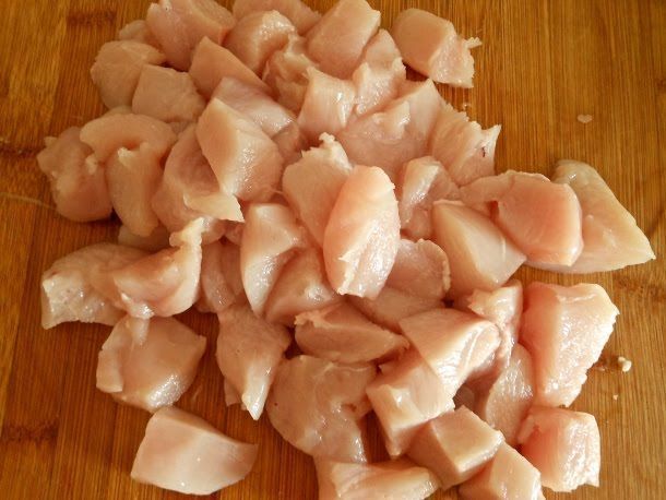 pechuga pollo dados