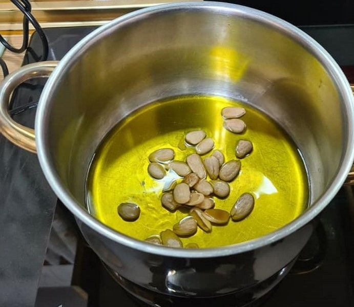 olla con ajo