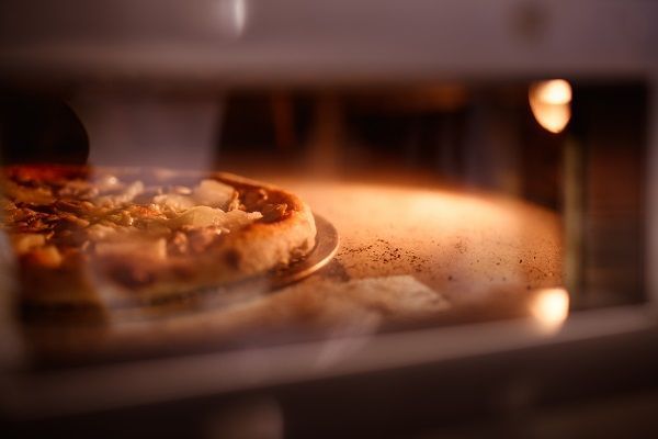 Pizza en el horno