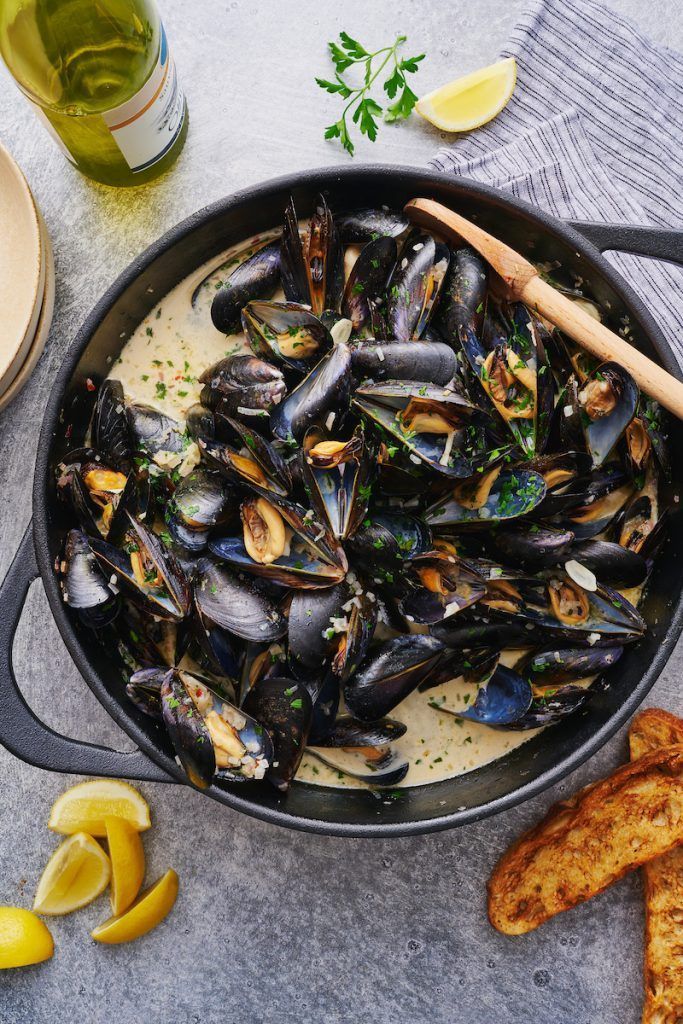 mejillones salsa