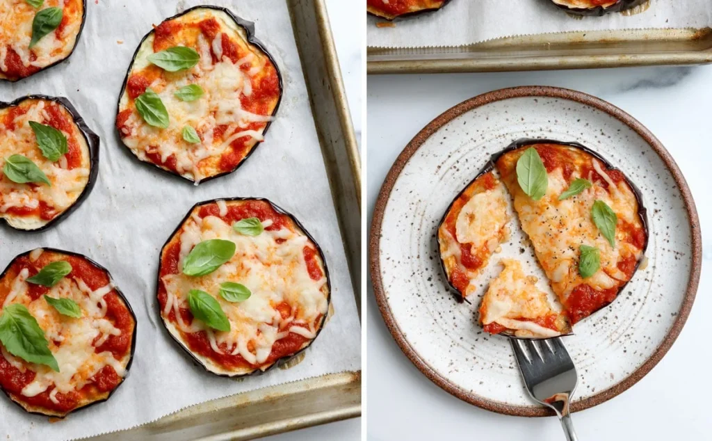 minipizzas berenjena