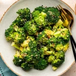 Brócoli en salsa de sésamo