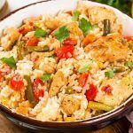 Receta de arroz con pollo en olla arrocera