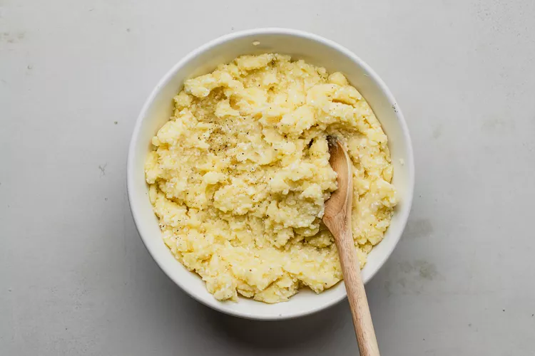 relleno patata, queso y cebolla