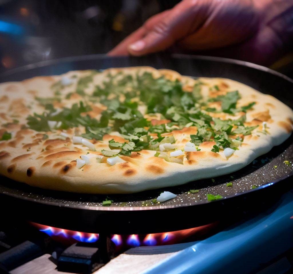 Garlic naan