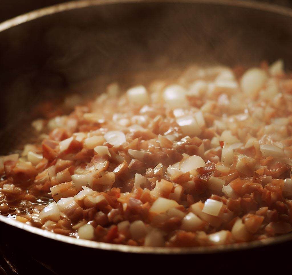 cebolla y bacon