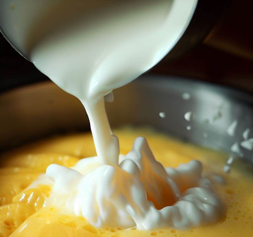 huevos y leche