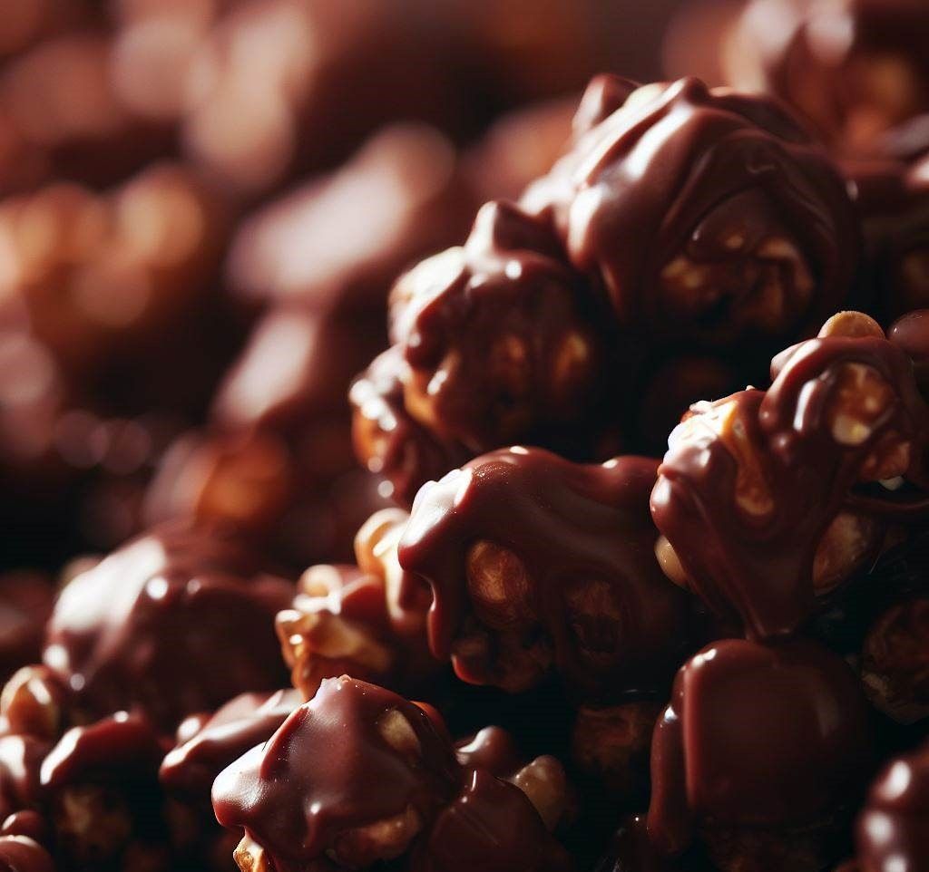 palomitas con chocolate
