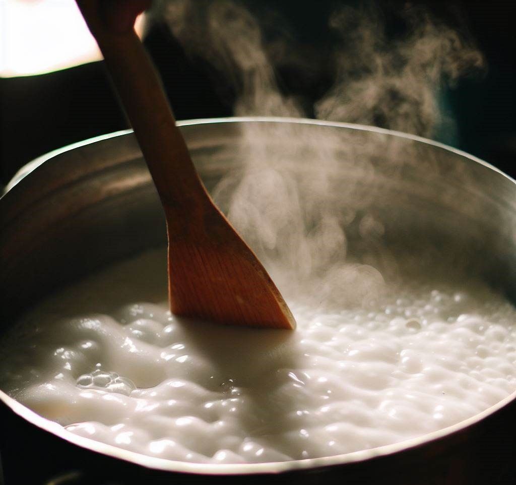 Calentar leche