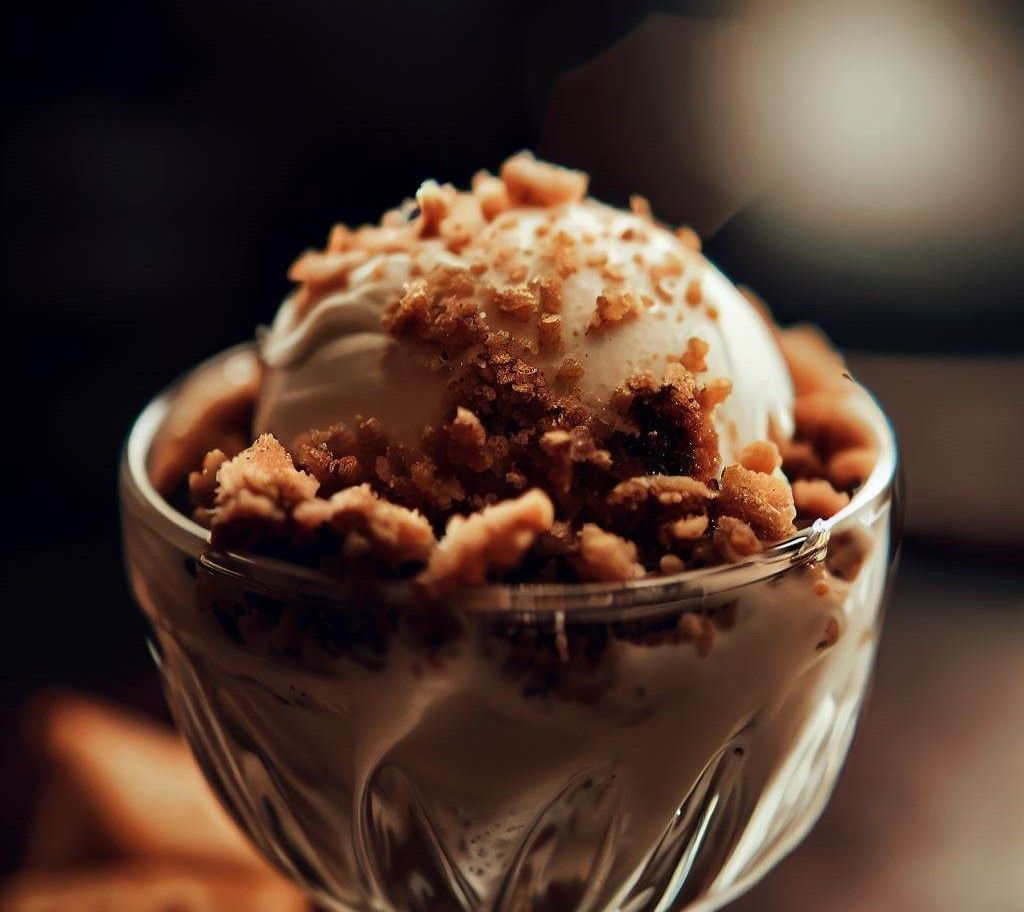 Helado de galleta