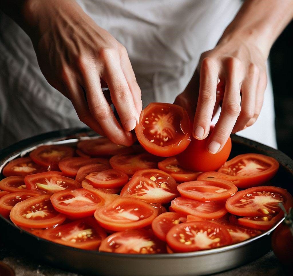 Tarta tatin tomates 2