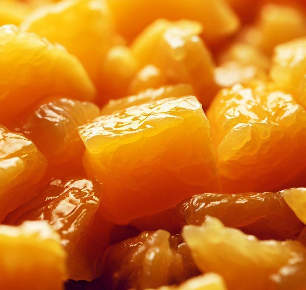 Trozos de naranja