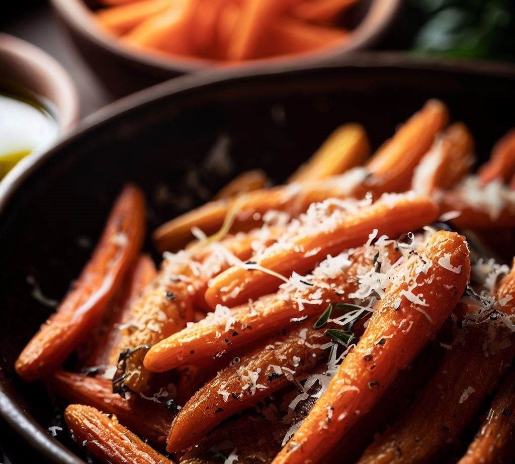 Zanahorias a la parmesana