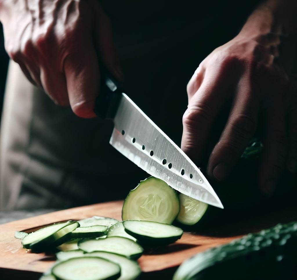 pepino en rodajas