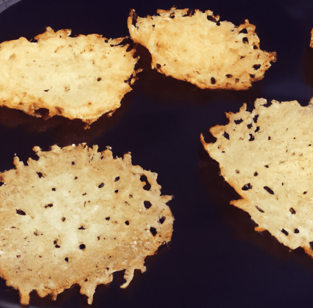tejas parmesano crujiente.