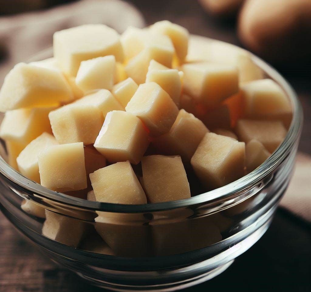 Patatas en cubos