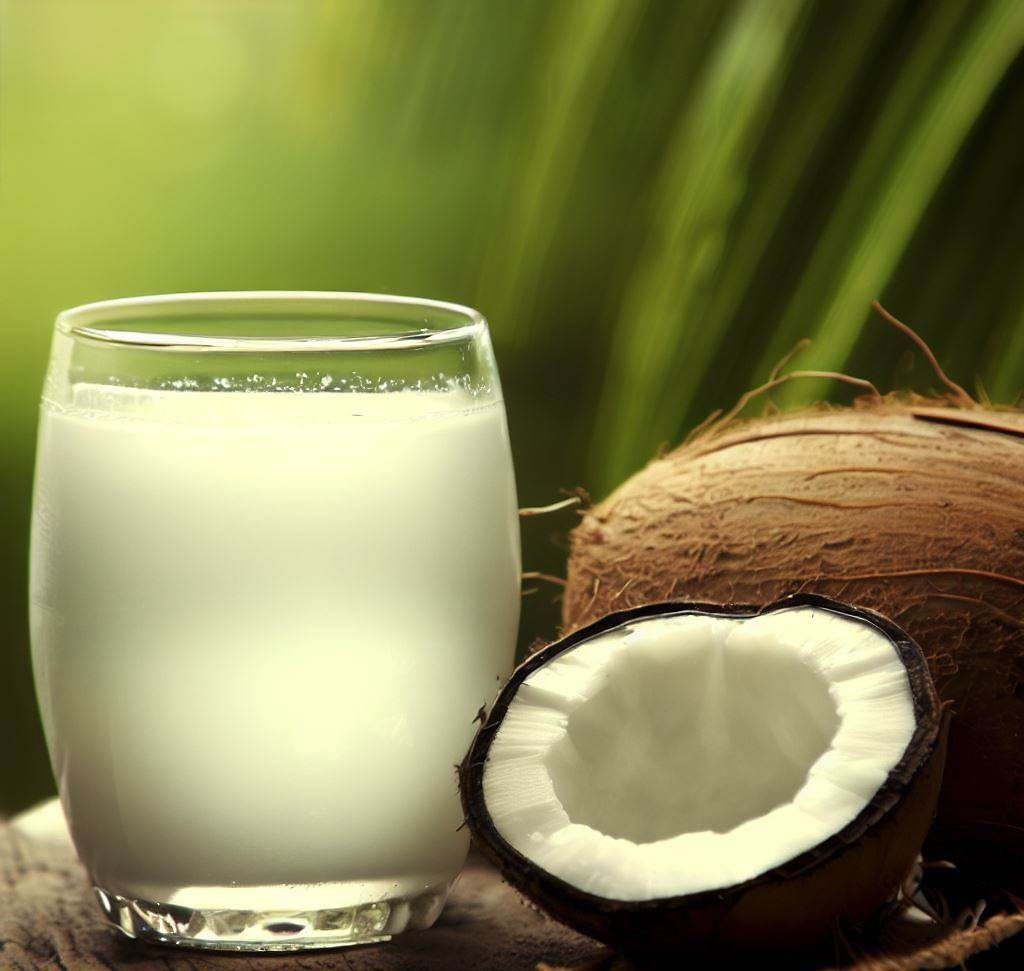 agua de coco.