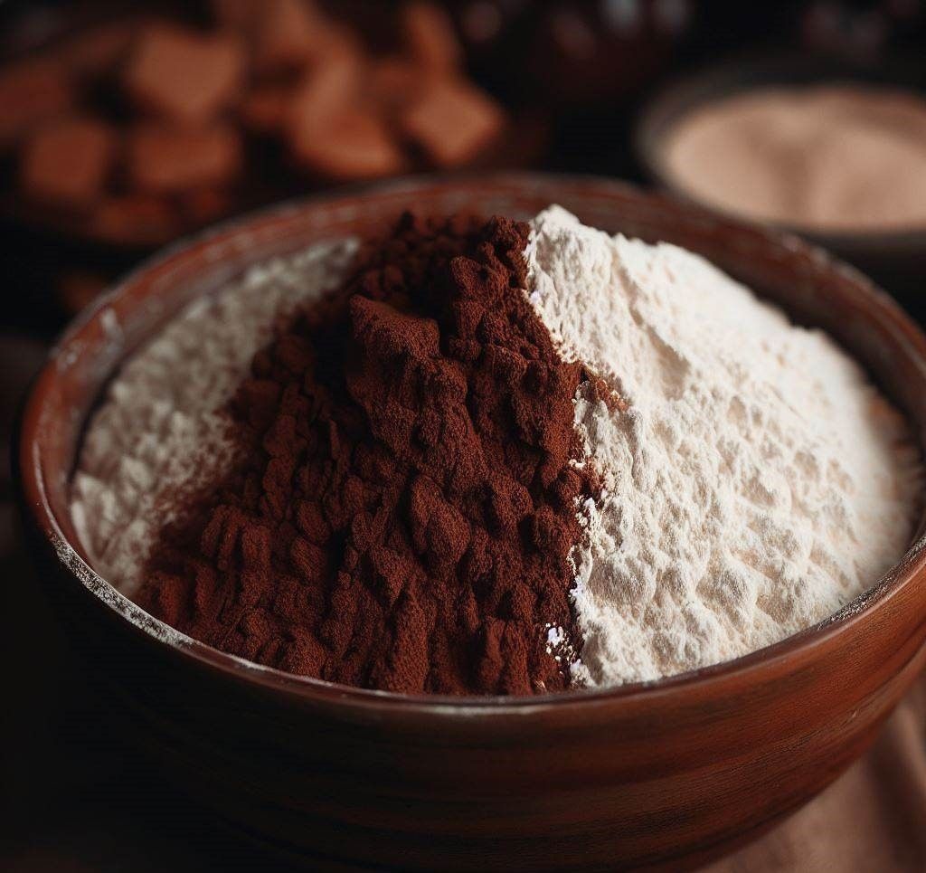 Harina y cacao