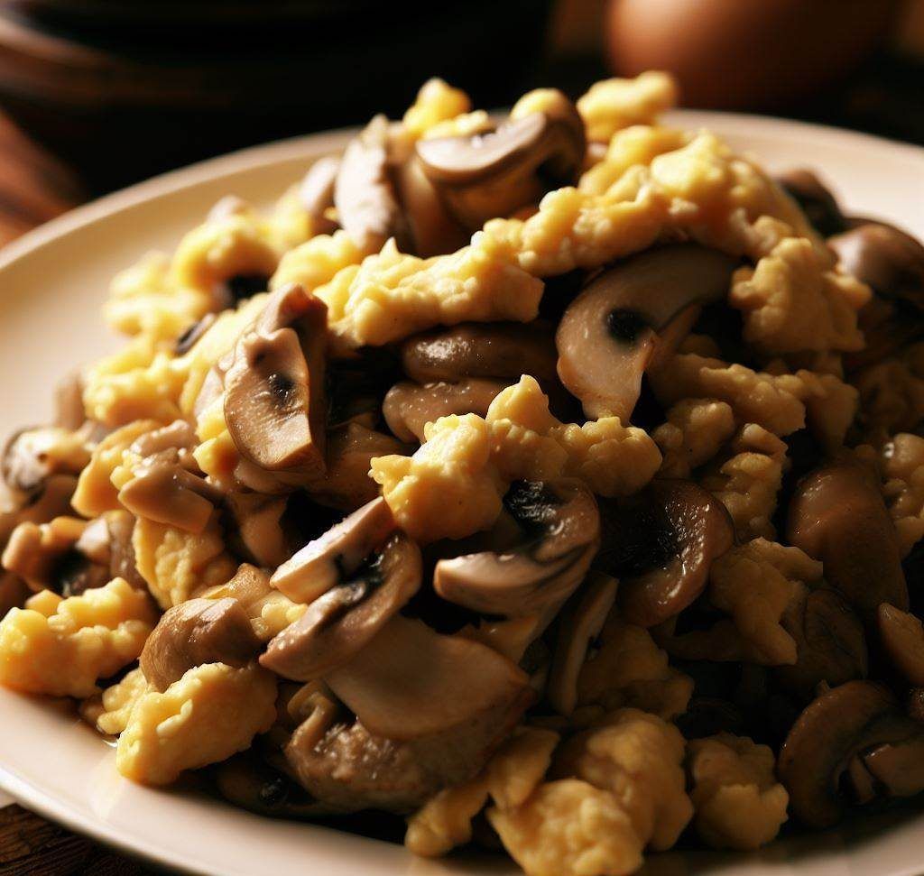 receta revuelto setas