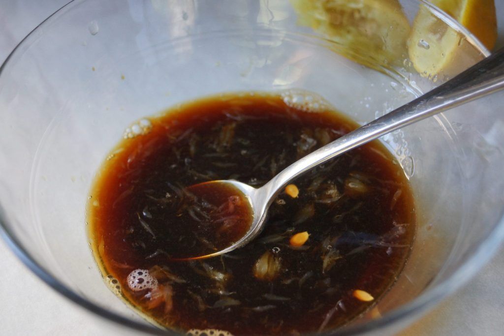 ponzu paso a paso
