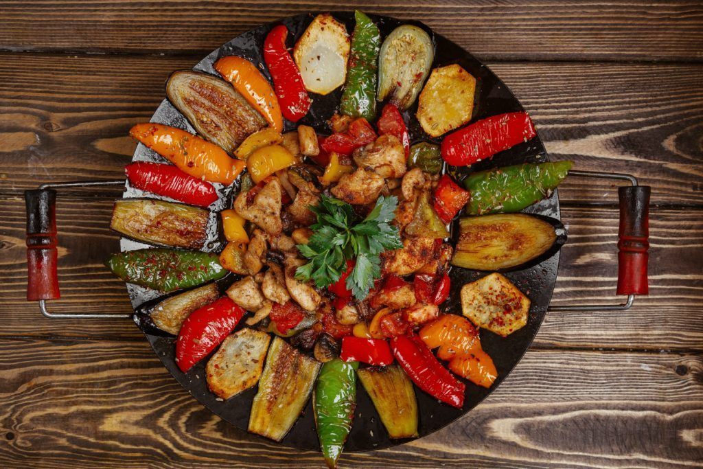 parrillada verduras.