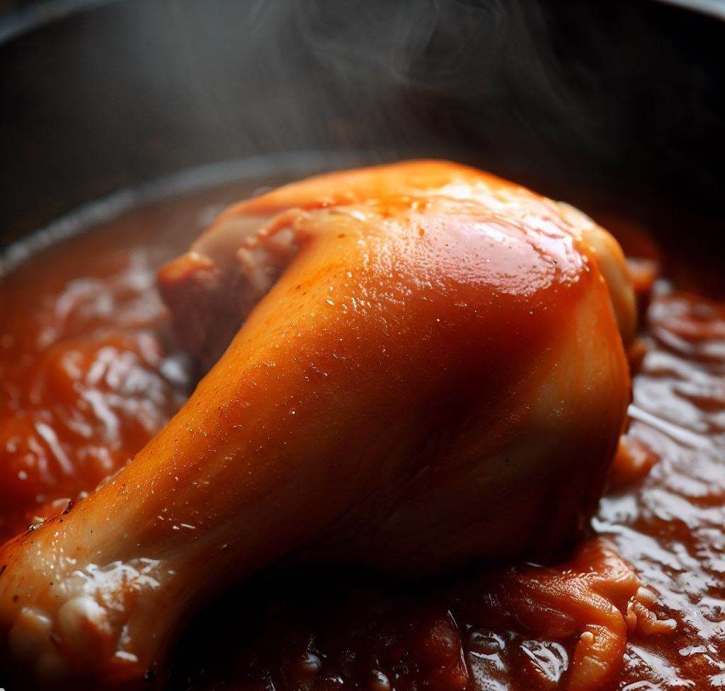 pollo con tomate