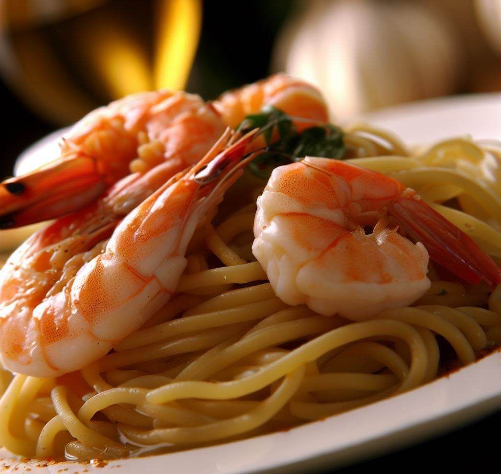 spaguetti gamberi