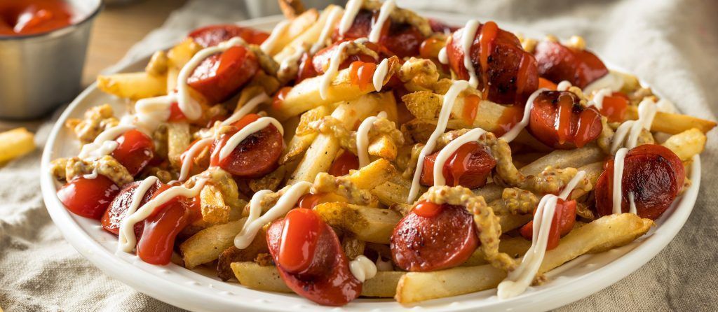 salchipapas freidora de aire